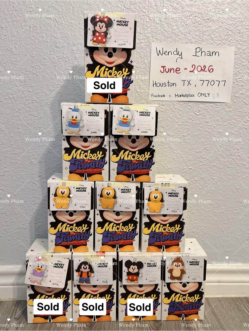Mickey Family plush
